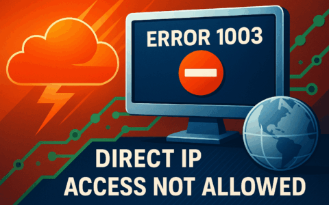 Cloudflare Error 1003 Explained: Causes and Actionable Fixes